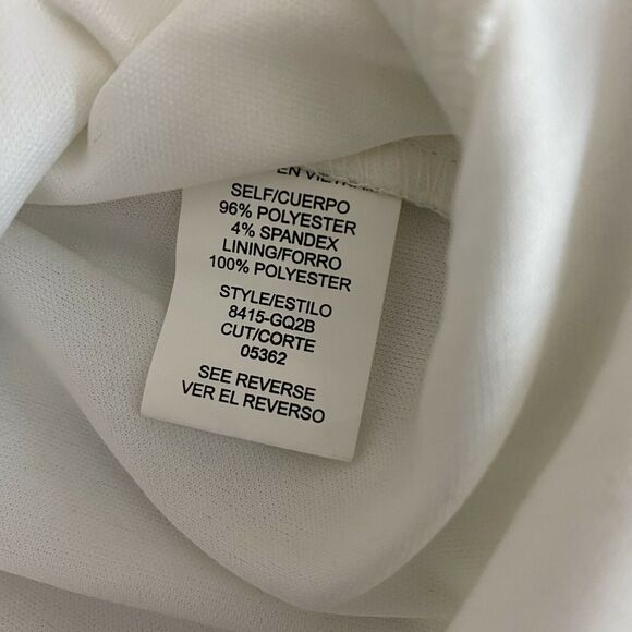 Jodi Kristopher Large White Beaded Shift Dress - Picture 11 of 13